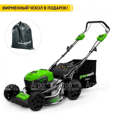 Газонокосилка аккумуляторная GreenWorks GD40LM46SPK6 в Саратове