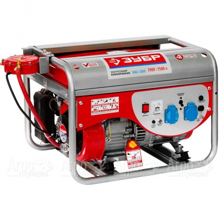 Бензин-газовый генератор Зубр ЗЭСГ-2500 2.5 кВт в Саратове