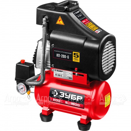 Компрессор воздушный безмасляный Зубр КП-200-6 в Саратове