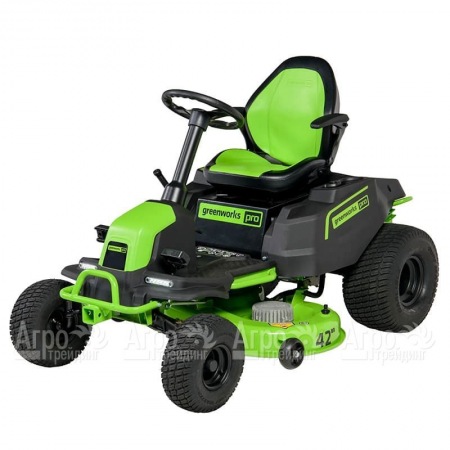 Садовый райдер аккумуляторный GreenWorks CrossoverT GC82LT107 в Саратове