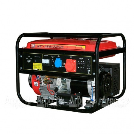 Бензогенератор Калибр БЭГ-6500А/220/380 5.8 кВт в Саратове