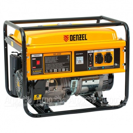 Бензогенератор Denzel GE 4500 4 кВт в Саратове