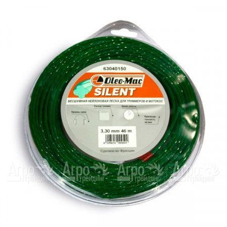 Леска 3.3 мм 46 м silent для триммеров Oleo-Mac  в Саратове