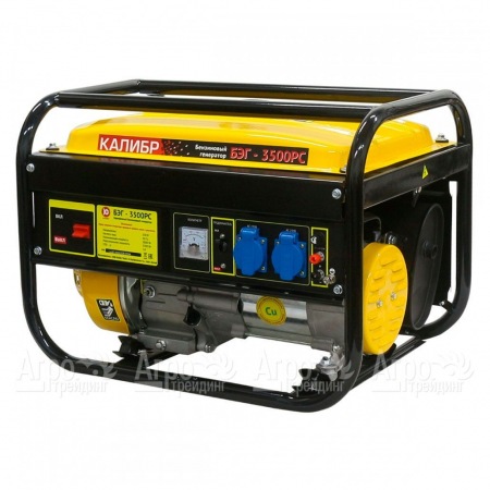 Бензогенератор Калибр БЭГ-3500РС 3 кВт в Саратове