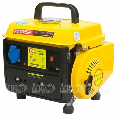 Бензогенератор Калибр БЭГ-800РС 0.5 кВт в Саратове