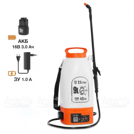 Аккумуляторный опрыскиватель Daewoo DSA 9Li в Саратове