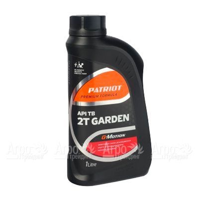 Масло минеральное Patriot G-Motion 2Т Garden API TB 1 л для 2-х тактных двигателей  в Саратове