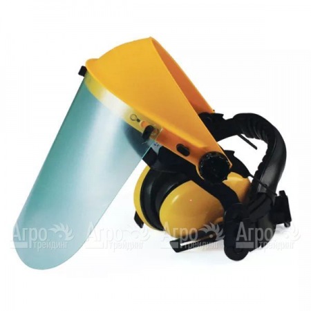 Маска защитная (плекс) с наушниками Unisaw Professional Quality  в Саратове