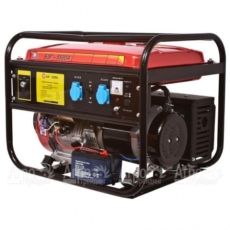 Бензогенератор Калибр БЭГ-5500А 5 кВт в Саратове