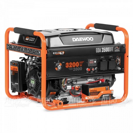 Бензин-газовый генератор Daewoo GDA 3500 DFE 2.8 кВт  в Саратове