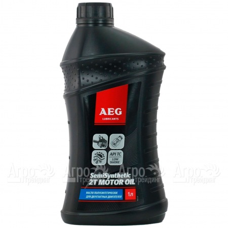 Масло AEG Semi Synthetic 2T Motor Oil API TC 1 л для 2-х тактных двигателей в Саратове