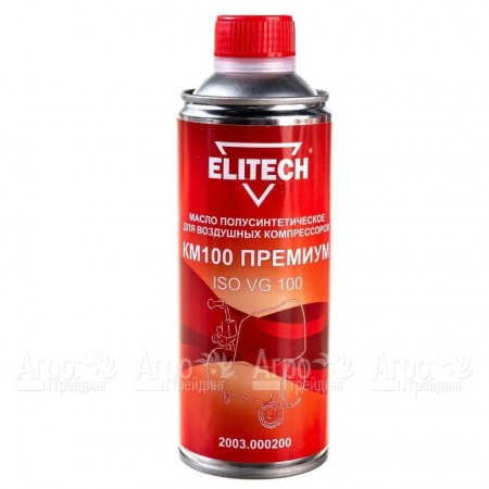 Масло полусинтетическое Elitech КМ100 2003.000200 ISO 100 0.45 л для воздушных компрессоров  в Саратове