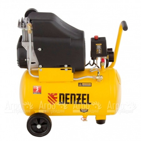 Компрессор воздушный DLC1300/24 безмасляный 1,3 кВт, 24 литра, 206 л/мин// Denzel в Саратове