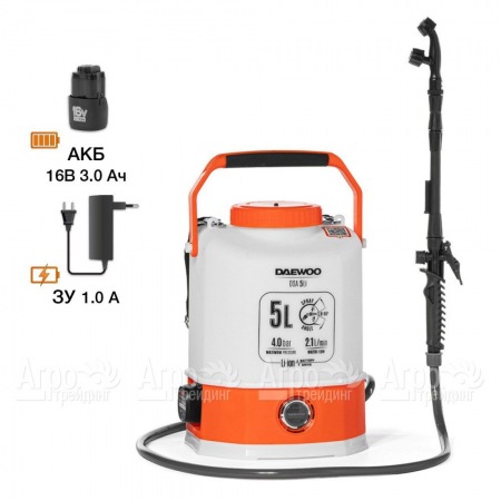 Аккумуляторный опрыскиватель Daewoo DSA 5Li в Саратове