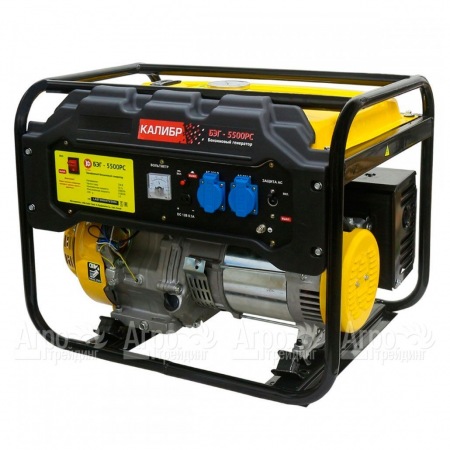 Бензогенератор Калибр БЭГ-5500РС 5 кВт в Саратове