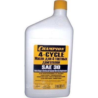 Масло моторное Champion SAE 30 1 л для 4-х тактных двигателей в Саратове