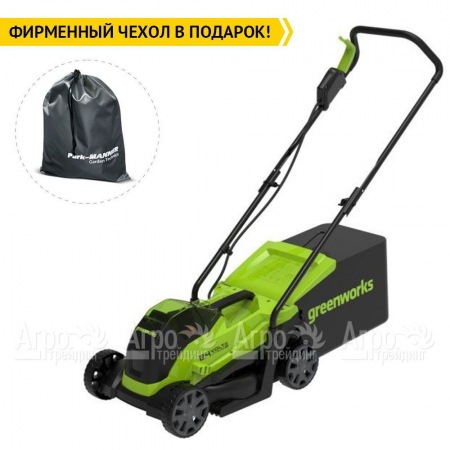 Газонокосилка аккумуляторная GreenWorks GD24LM33K2 в Саратове