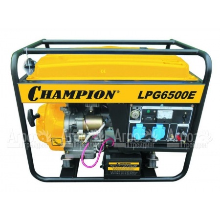 Бензин-газовый генератор Champion LPG6500E 5 кВт в Саратове