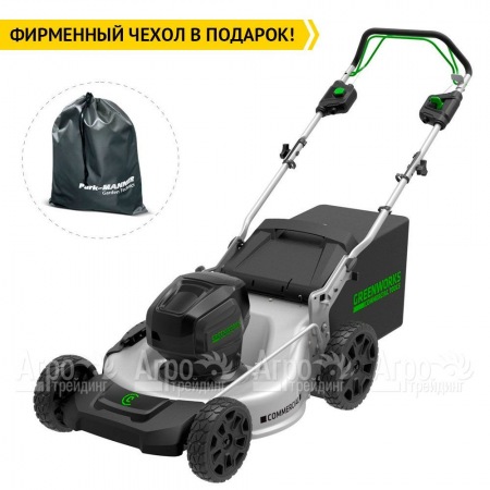 Газонокосилка аккумуляторная GreenWorks GC82LM51SPK5 в Саратове