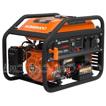 Бензогенератор Daewoo GDA 3300E 2.6 кВт в Саратове