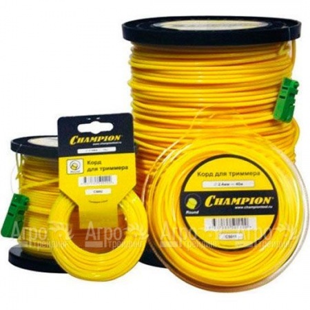 Корд триммерный Champion Round 3.0мм, 164м (круглый)+нож  в Саратове