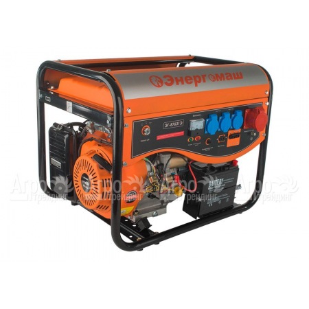Бензогенератор Энергомаш ЭГ-87631Э 6 кВт в Саратове