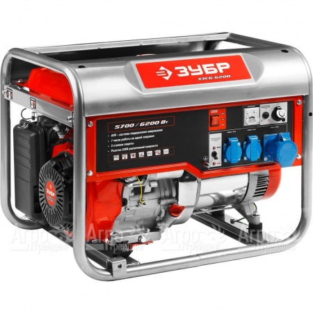 Бензогенератор Зубр ЗЭСБ-6200 6.2 кВт в Саратове