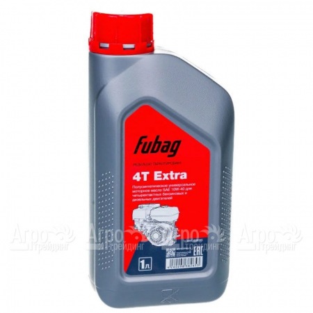 Масло моторное полусинтетическое Fubag 4Т Extra SAE 10W40 1 л для 4-тактных двигателей в Саратове