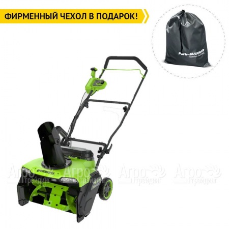 Снегоуборщик аккумуляторный GreenWorks GD40STX2 (без аккумулятора и зарядного устройства) в Саратове