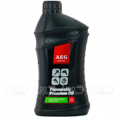 Масло пневматическое минеральное AEG Pneumatic oil 1 л для компрессоров в Саратове