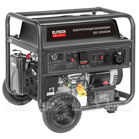 Бензогенератор Elitech GES 12500ЕAW 9 кВт в Саратове