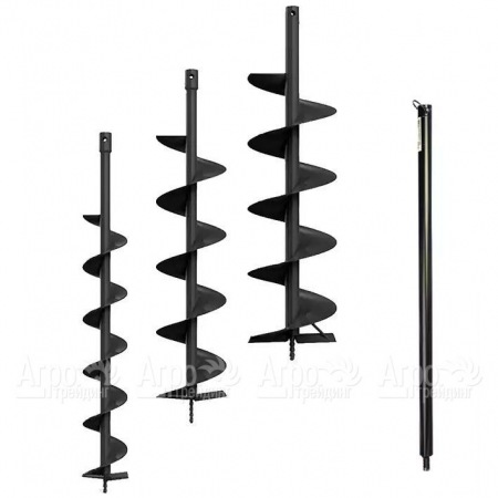 Набор 3 шнека + удлинитель HT-MBSBSET4 для мотобура Haitec в Саратове