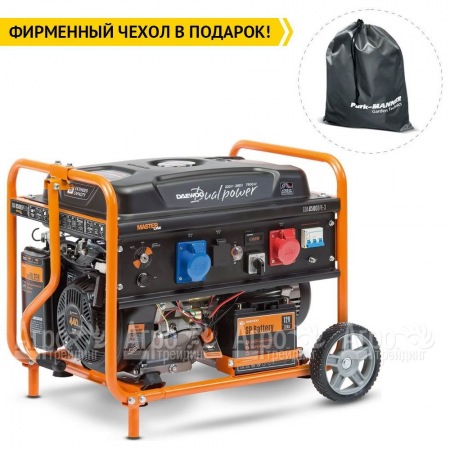 Бензогенератор Daewoo GDA 8500 DPE-3 DUAL POWER 220-380 7 кВт в Саратове