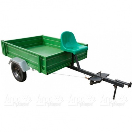 Тележка прицепная ТПМ-350 зеленая для мотоблоков RedVerg в Саратове