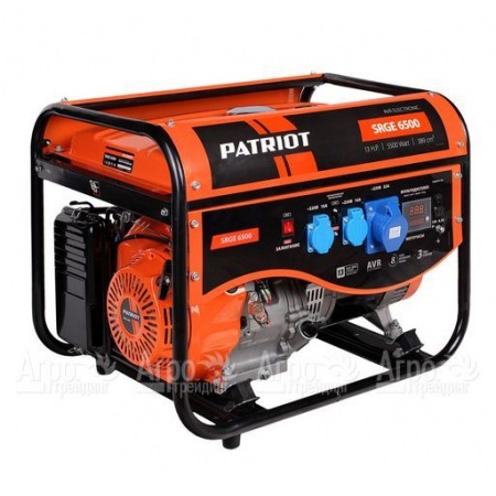Бензогенератор Patriot Max Power SRGE-6500 5 кВт  в Саратове