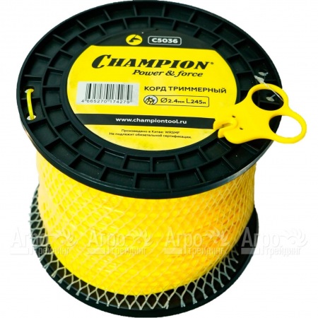 Корд триммерный Champion Star 2.4 мм х245 м (звезда) + нож  в Саратове