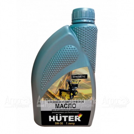 Масло моторное синтетическое Huter 5W-30 1 л для 4-х тактных двигателей в Саратове