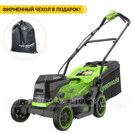 Газонокосилка аккумуляторная GreenWorks GD24X2LM361 2х4 Ач в Саратове