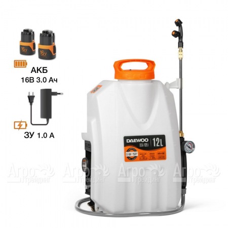 Аккумуляторный опрыскиватель Daewoo DSA 12Li SET в Саратове
