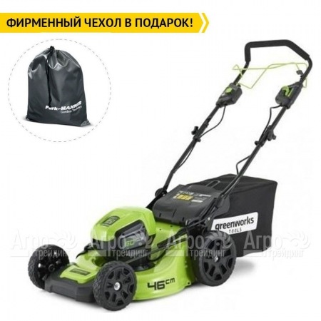 Газонокосилка аккумуляторная GreenWorks GD60LM46SPK4 в Саратове