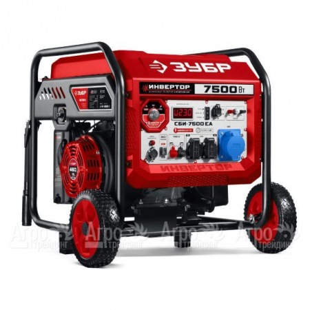 Бензиновый генератор инверторный Зубр СБИ-7500ЕА 7 кВт в Саратове