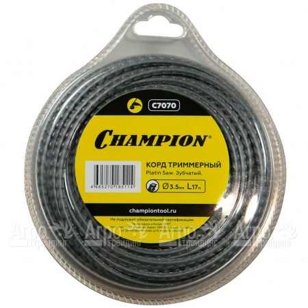 Корд триммерный Champion Platin Saw 3.5м, 17м (зубчатый)  в Саратове