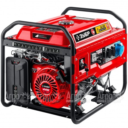 Бензогенератор Зубр СБА-7000 7 кВт с автозапуском в Саратове