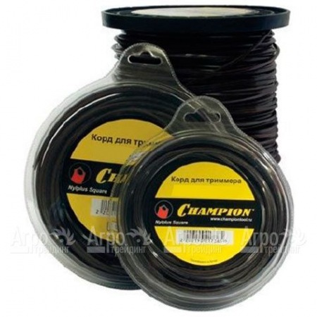 Корд триммерный Champion Nylplus Square 2.4мм, 15м (квадрат)  в Саратове