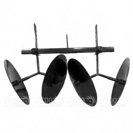 Окучник двухрядный дисковый для мотоблоков Салют в Саратове