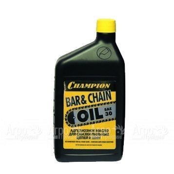 Масло адгезионное Champion SAE-30 1 л для смазки цепей и шин в Саратове