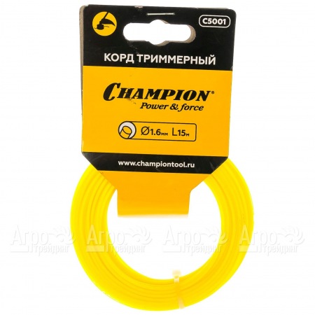 Корд триммерный Champion Round 1.6мм, 15м (круглый) в Саратове