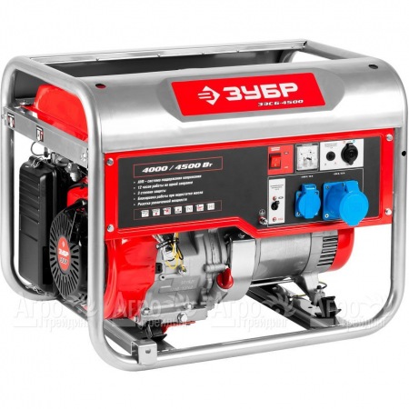 Бензогенератор Зубр ЗЭСБ-4500 4.5 кВт в Саратове