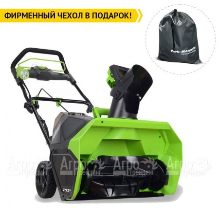 Снегоуборщик аккумуляторный GreenWorks G-Max GD40ST (без батареи и зарядного устройства) в Саратове