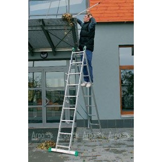 ALV-7509 ALVE Лестница универсал. 2-х секц. 2х9 ступ. в Саратове